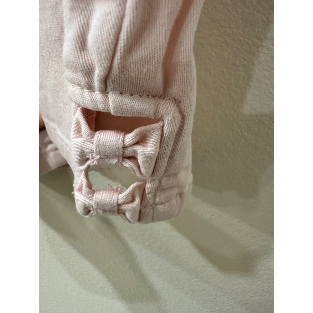 Croft & Barrow Pink Pull On Capri Pants XL Bow Detail Cropped Trousers Womens - Picture 3 of 5